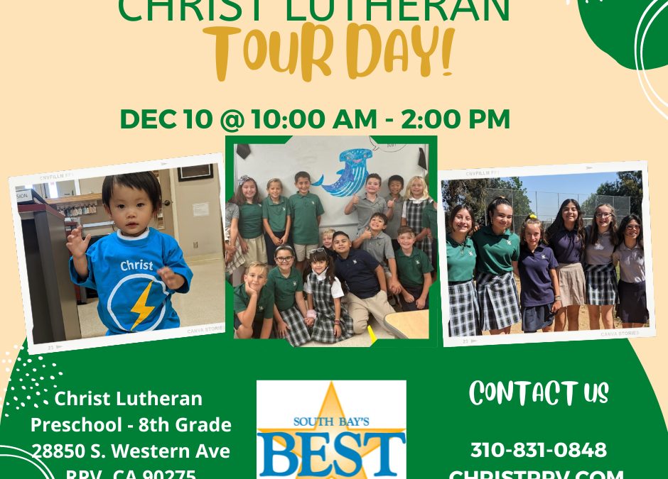Admissions Tour Day – Dec 10