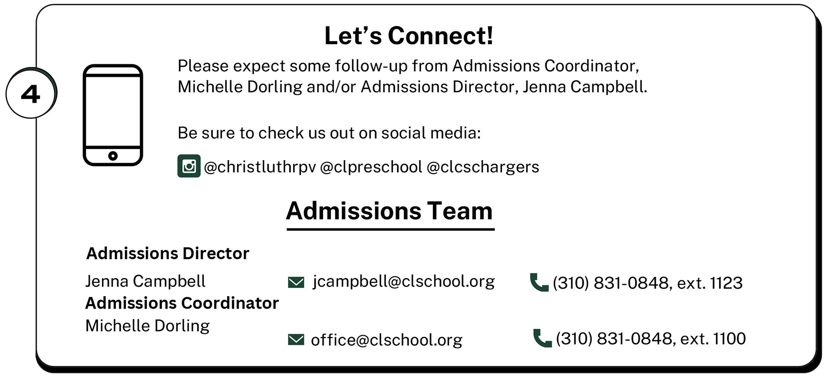 Let’s Connect!
